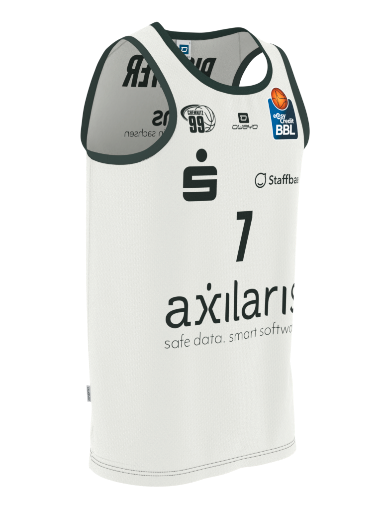 NINERS Chemnitz Trikot - BBL Away light