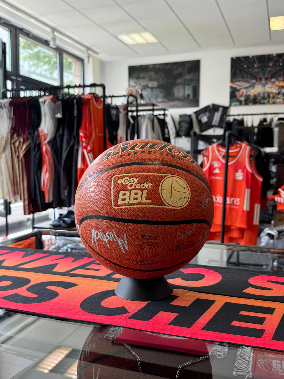 Original Spielball BADEN - mit Unterschriften