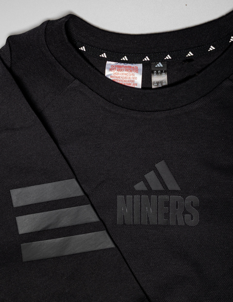 T-Shirt 3 Stripes schwarz - Kids
