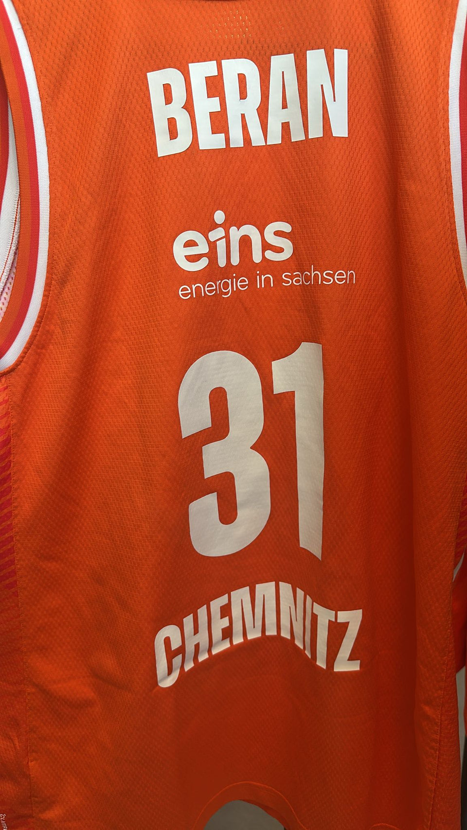 original getragenes Spielertrikot mit Unterschrift